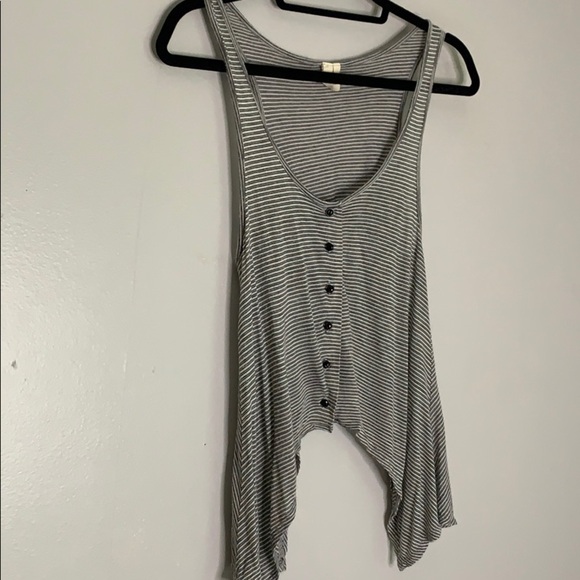 LF Hampton Vintage Cotton cottagecore Vest Asymmetrical women’s small relaxed - Picture 3 of 5
